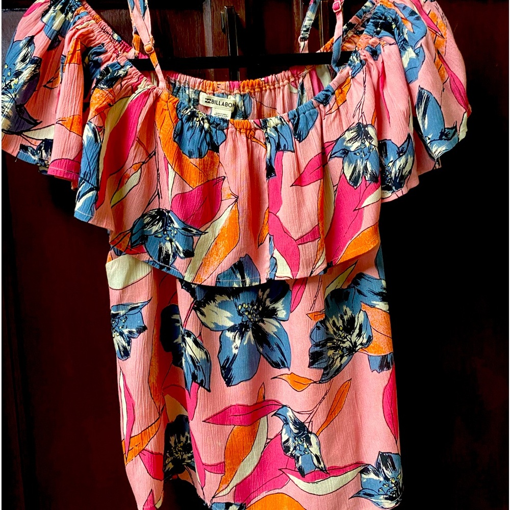 Billabong Summer Sunsets Cold Shoulder Top